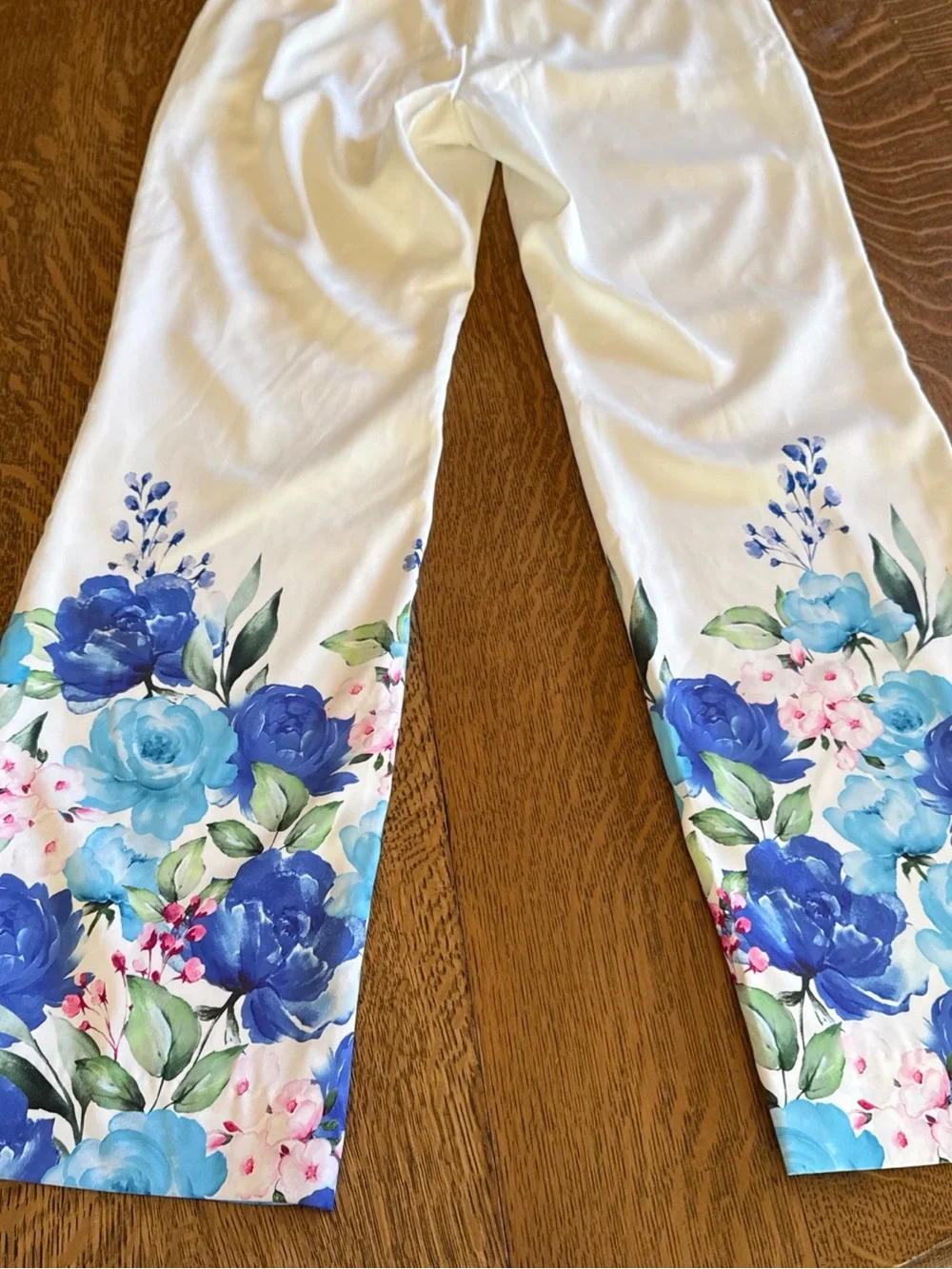 Boston Proper Cream Satin-Look trousers - Picture 16 of 16